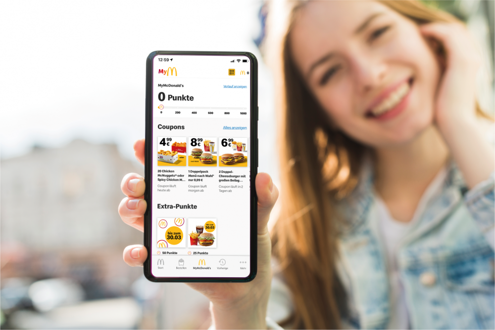 Einfach lecker punkten mit dem Bonusprogramm der McDonald´s App!